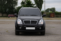 SsangYong Rexton I 2001-2017 Osłona Przednia ST008 Czarna (Stal Nierdzewna) zdjęcia 2