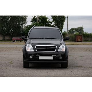 Osłona Przednia ST008 Czarna (Stal Nierdzewna) SsangYong Rexton I 2001-2017 zdjęcia 2