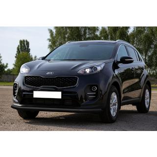 Osłona Przednia ST008 Czarna (Stal Nierdzewna) Kia Sportage 2015-2021 zdjęcia 1