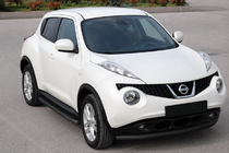 Nissan Juke 2010-2019 Orurowanie przednie ST008-2 Black (stal nierdzewna) zdjęcia 1