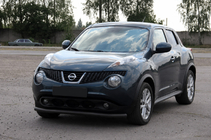 Nissan Juke 2010-2019 Orurowanie przednie ST008-2 Black (stal nierdzewna) zdjęcia 2