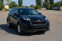 Kia Sportage 2015-2021 Orurowanie przednie ST009 Black (stal nierdzewna) zdjęcia 2