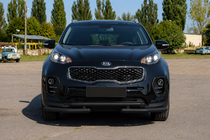 Kia Sportage 2015-2021 Orurowanie przednie ST009 Black (stal nierdzewna) zdjęcia 3