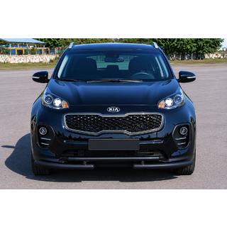 Orurowanie przednie ST009 Black (stal nierdzewna) Kia Sportage 2015-2021 zdjęcia 1