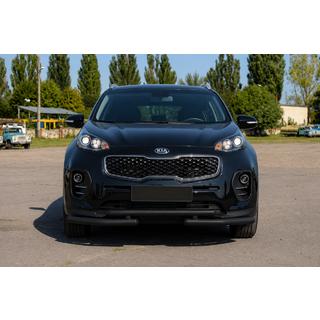 Orurowanie przednie ST009 Black (stal nierdzewna) Kia Sportage 2015-2021 zdjęcia 3