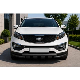 Orurowanie przednie ST009-15 Black (2013-2015, stal nierdzewna) Kia Sorento II XM 2009-2014