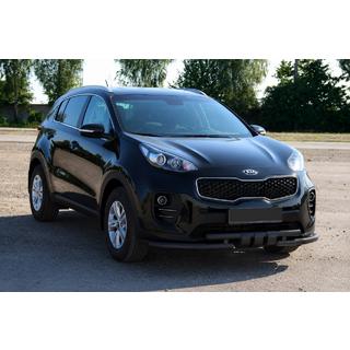 Orurowanie przednie ST009-15 Black (stal nierdzewna) Kia Sportage 2015-2021 zdjęcia 2