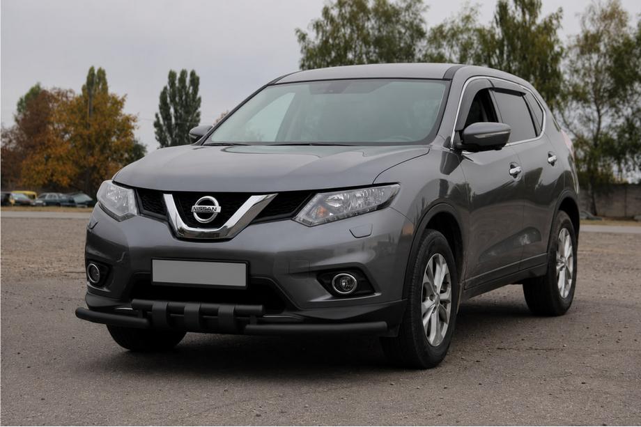 Nissan X-trail T32/Rogue 2014-2021 Orurowanie przednie ST009-15 Black (stal nierdzewna) Zdjęcia 2