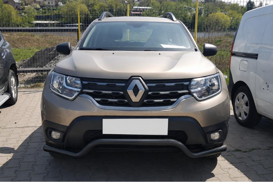Renault Duster 2008–2017 Orurowanie przednie ST012 Black (stal nierdzewna) Image