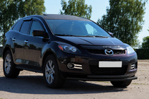 Mazda CX-7 2006-2012 Osłona Przednia ST014 Czarna (Stal Nierdzewna) zdjęcia 3