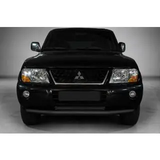 Osłona Przednia ST014 Czarna (Stal Nierdzewna) Mitsubishi Pajero Wagon III 1999-2006