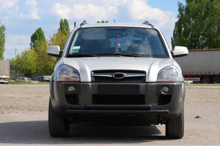 Hyundai Tucson JM 2004- Osłona Przednia ST014 Czarna (Stal Nierdzewna) Image