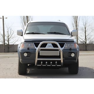 Pałąk Przedni QT007 (Stal Nierdzewna) Mitsubishi Pajero Sport 1996-2007 zdjęcia 1