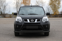 Nissan X-trail T31 2007-2014 Orurowanie przednie ST014 Black (stal nierdzewna) zdjęcia 3