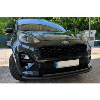 Orurowanie przednie ST014 Black (stal nierdzewna) Kia Sportage 2015-2021 zdjęcia 1