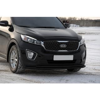 Orurowanie przednie ST014 60/42 mm Black (stal nierdzewna) Kia Sorento III UM 2014-2020 zdjęcia 1