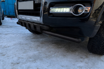 Mitsubishi Pajero Wagon IV 2006-2021 Orurowanie przednie ST015 Black (stal nierdzewna) zdjęcia 3