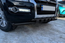 Mitsubishi Pajero Wagon IV 2006-2021 Orurowanie przednie ST015 Black (stal nierdzewna) zdjęcia 4