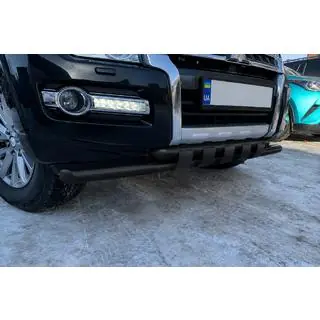 Orurowanie przednie ST015 Black (stal nierdzewna) Mitsubishi Pajero Wagon IV 2006-2021 zdjęcia 4