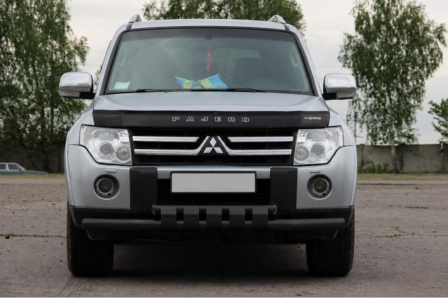 Mitsubishi Pajero Wagon III 1999-2006 Orurowanie przednie ST015 Black (stal nierdzewna) Zdjęcia 2