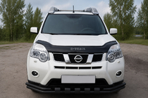 Nissan X-trail T31 2007-2014 Orurowanie przednie ST015 Black (stal nierdzewna) zdjęcia 1