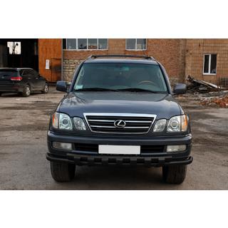 Orurowanie przednie ST015 Black (stal nierdzewna) Lexus LX470 1998-2007 zdjęcia 1
