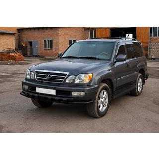 Orurowanie przednie ST015 Black (stal nierdzewna) Lexus LX470 1998-2007 zdjęcia 3
