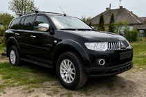 Mitsubishi Pajero Sport 2008-2015 Orurowanie przednie ST015 Black (stal nierdzewna) zdjęcia 2
