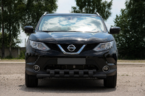 Nissan Qashqai 2014-2021 Orurowanie przednie ST015 Black (stal nierdzewna) zdjęcia 1