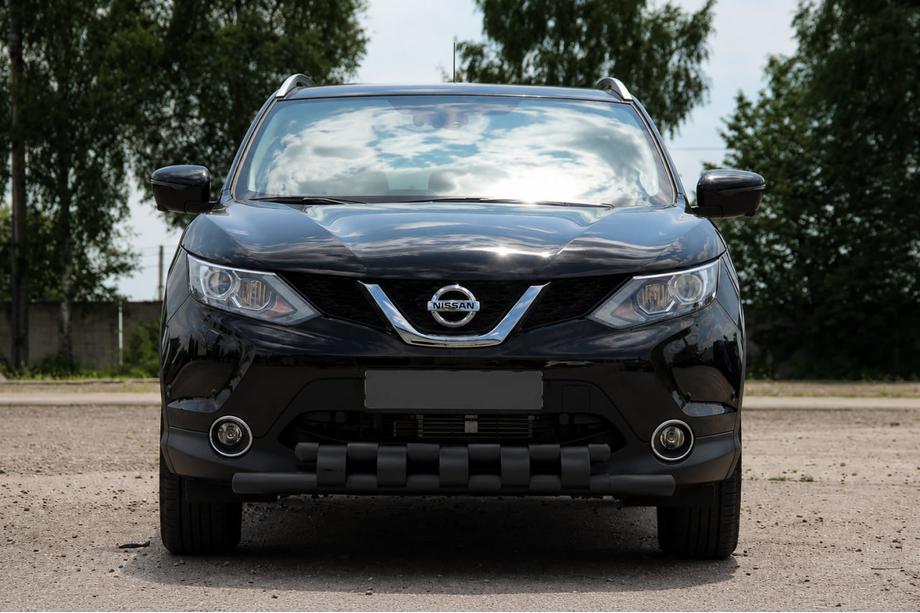 Nissan Qashqai 2014-2021 Orurowanie przednie ST015 Black (stal nierdzewna) Image