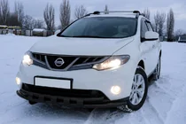 Nissan Murano 2008-2014 Orurowanie przednie ST015 Black (stal nierdzewna) zdjęcia 3
