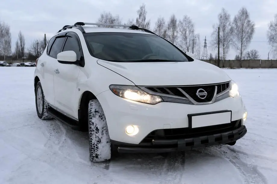 Nissan Murano 2008-2014 Orurowanie przednie ST015 Black (stal nierdzewna) Image