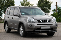 Nissan X-trail T31 2007-2014 Orurowanie przednie ST015/2 Black (stal nierdzewna) zdjęcia 1
