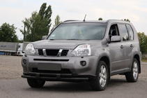 Nissan X-trail T31 2007-2014 Orurowanie przednie ST015/2 Black (stal nierdzewna) zdjęcia 2