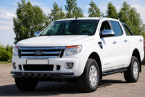 Ford Ranger 2011–2022 Orurowanie przednie ST016 Black (stal nierdzewna) zdjęcia 2