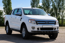Ford Ranger 2011–2022 Orurowanie przednie ST016 Black (stal nierdzewna) zdjęcia 3