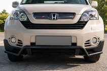 Honda CRV 2007-2011 Orurowanie przednie ST016 Black (stal nierdzewna) zdjęcia 1