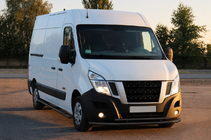Renault Master 2011-2023 Orurowanie przednie ST016 Black (stal nierdzewna) zdjęcia 1