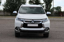 Mitsubishi Pajero Sport 2015- Orurowanie przednie ST016 Black (stal nierdzewna) zdjęcia 3