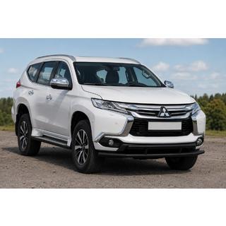 Orurowanie przednie ST016 Black (stal nierdzewna) Mitsubishi Pajero Sport 2015- zdjęcia 1