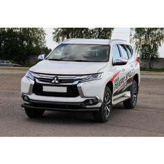 Orurowanie przednie ST016 Black (stal nierdzewna) Mitsubishi Pajero Sport 2015- zdjęcia 2