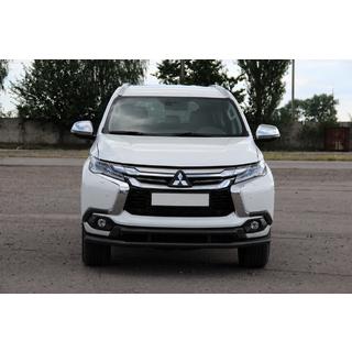 Orurowanie przednie ST016 Black (stal nierdzewna) Mitsubishi Pajero Sport 2015- zdjęcia 3