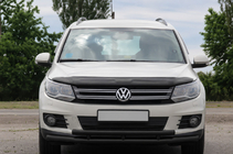 Volkswagen Tiguan 2007-2016 Orurowanie przednie ST016 Black (stal nierdzewna) zdjęcia 1