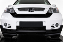 Honda CRV 2007-2011 Orurowanie przednie ST017 Black (stal nierdzewna) zdjęcia 1