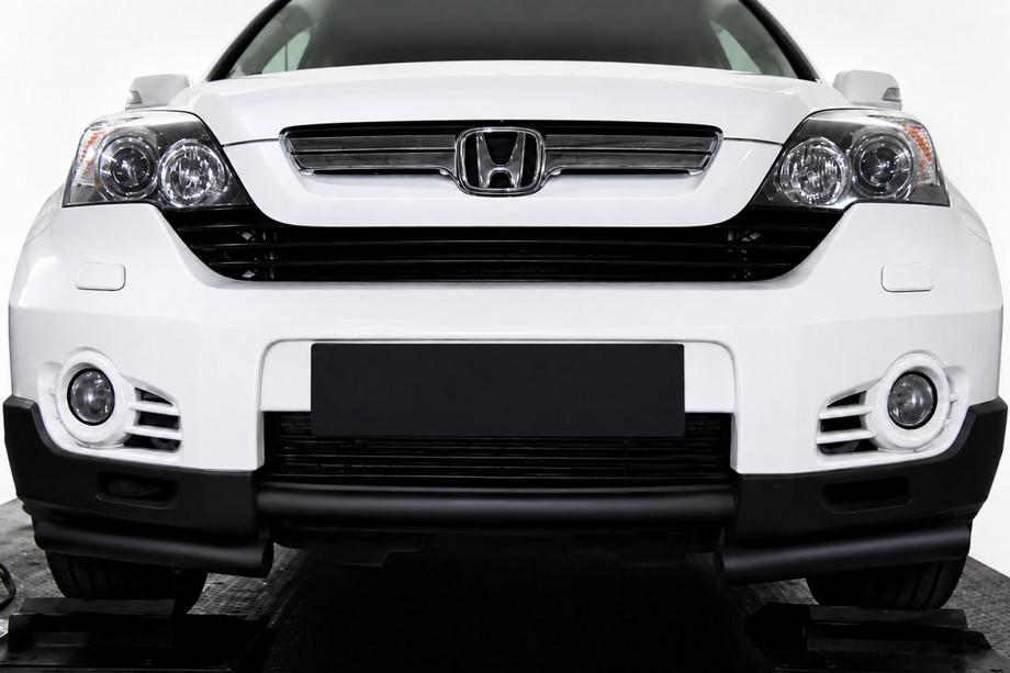Honda CRV 2007-2011 Orurowanie przednie ST017 Black (stal nierdzewna) Image