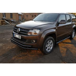 Orurowanie przednie ST018-2 Black (stal nierdzewna) Volkswagen Amarok 2010-2022 zdjęcia 2