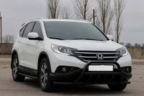 Honda CRV 2012-2016 Orurowanie przednie WT003-ST-V1 Black (stal nierdzewna) zdjęcia 2