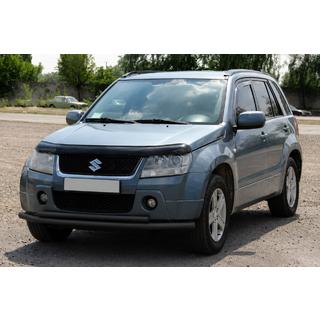 Przedni podwójny pałąk 60/42mm Black (stal nierdzewna) Suzuki Grand Vitara 2005-2017 zdjęcia 1