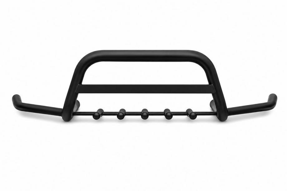 Nissan Interstar 2002-2010 Przedni pałąk z wąsami WT003 Plus Black (stal nierdzewna) Image