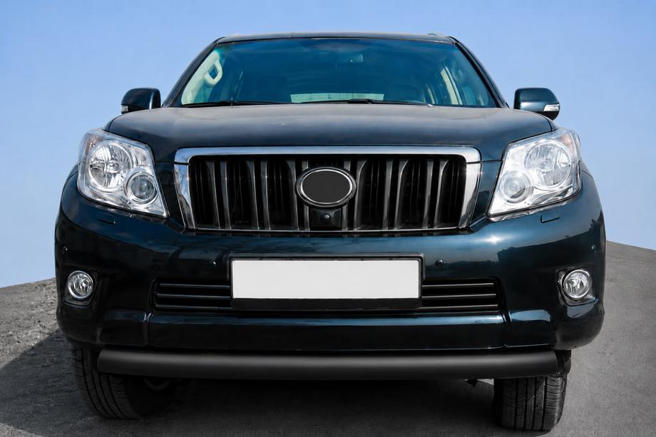 Toyota Land Cruiser Prado 150 2009-2023 Orurowanie przednie ST008 Black (stal nierdzewna) Image